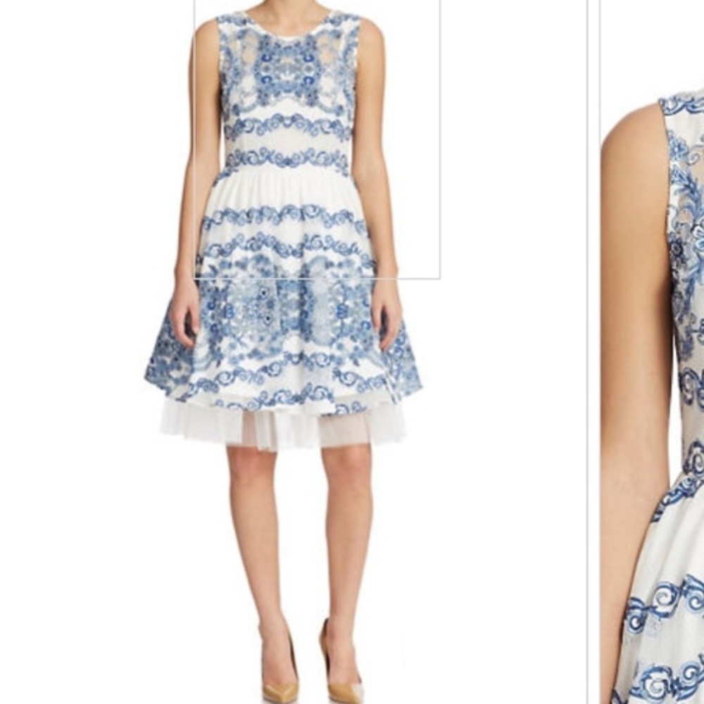 Eva Franco Renee Dress in Grecian Blue